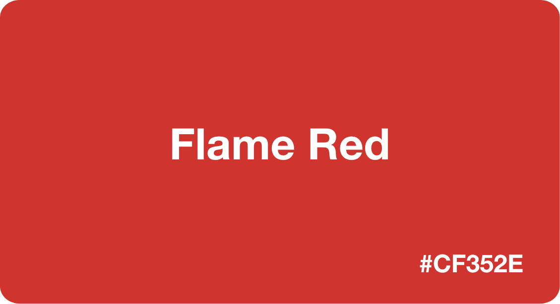 Flame Red Color Best Practices, Color Codes, Palettes & More!